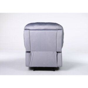 Πολυθρόνα Ανακλινόμενη ArteLibre NASHIRA Γκρι Βελούδο 88x90x99cm - Image 17
