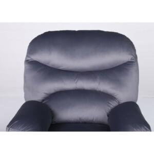 Πολυθρόνα Ανακλινόμενη ArteLibre NASHIRA Γκρι Βελούδο 88x90x99cm - Image 3