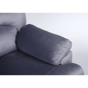 Πολυθρόνα Ανακλινόμενη ArteLibre NASHIRA Γκρι Βελούδο 88x90x99cm - Image 6