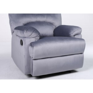 Πολυθρόνα Ανακλινόμενη ArteLibre NASHIRA Γκρι Βελούδο 88x90x99cm - Image 8
