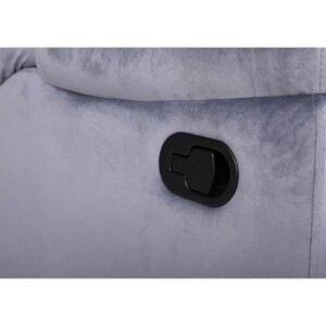 Πολυθρόνα Ανακλινόμενη ArteLibre NASHIRA Γκρι Βελούδο 88x90x99cm - Image 9