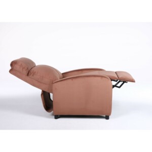 Πολυθρόνα Ανακλινόμενη ArteLibre TUREIS Καφέ Βελούδο 68x86x99cm - Image 13