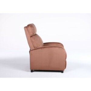 Πολυθρόνα Ανακλινόμενη ArteLibre TUREIS Καφέ Βελούδο 68x86x99cm - Image 15