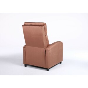 Πολυθρόνα Ανακλινόμενη ArteLibre TUREIS Καφέ Βελούδο 68x86x99cm - Image 16