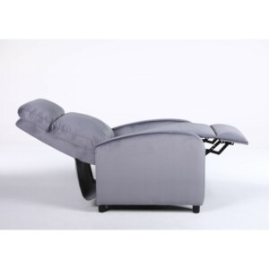 Πολυθρόνα Ανακλινόμενη ArteLibre TUREIS Γκρι Βελούδο 68x86x99cm - Image 13
