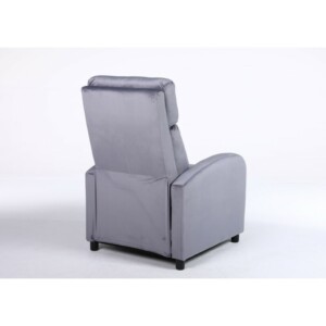 Πολυθρόνα Ανακλινόμενη ArteLibre TUREIS Γκρι Βελούδο 68x86x99cm - Image 16