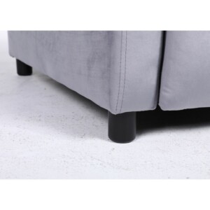 Πολυθρόνα Ανακλινόμενη ArteLibre TUREIS Γκρι Βελούδο 68x86x99cm - Image 9