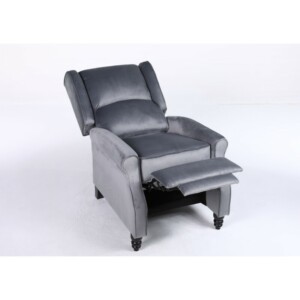 Πολυθρόνα Ανακλινόμενη ArteLibre MARKEB Γκρι Βελούδο 72x84x97cm - Image 11