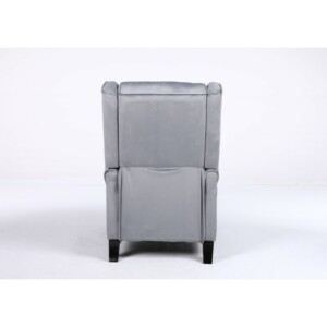 Πολυθρόνα Ανακλινόμενη ArteLibre MARKEB Γκρι Βελούδο 72x84x97cm - Image 17