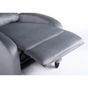 Πολυθρόνα Ανακλινόμενη ArteLibre ATRIA Γκρι Βελούδο 67.5x90x104cm - Image 12