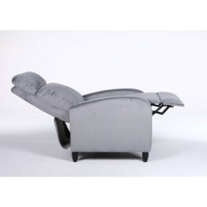Πολυθρόνα Ανακλινόμενη ArteLibre ATRIA Γκρι Βελούδο 67.5x90x104cm - Image 13