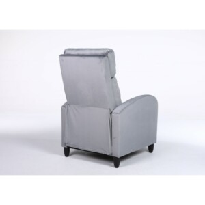 Πολυθρόνα Ανακλινόμενη ArteLibre ATRIA Γκρι Βελούδο 67.5x90x104cm - Image 16