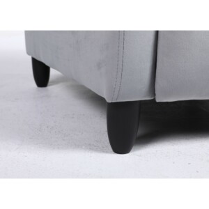 Πολυθρόνα Ανακλινόμενη ArteLibre ATRIA Γκρι Βελούδο 67.5x90x104cm - Image 9