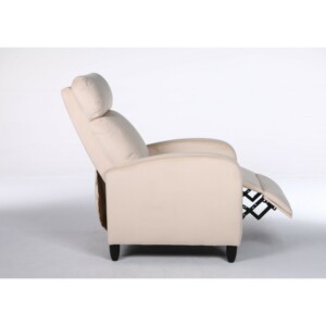 Πολυθρόνα Ανακλινόμενη ArteLibre ATRIA Εκρού Βελούδο 67.5x90x104cm - Image 14