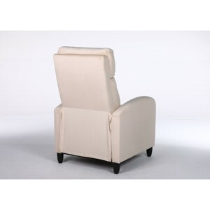 Πολυθρόνα Ανακλινόμενη ArteLibre ATRIA Εκρού Βελούδο 67.5x90x104cm - Image 16