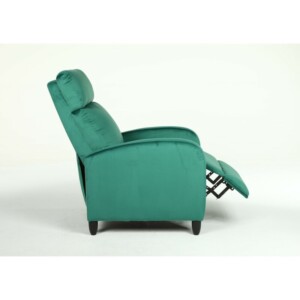 Πολυθρόνα Ανακλινόμενη ArteLibre ATRIA Πράσινο Βελούδο 67.5x90x104cm - Image 14