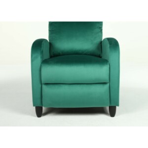 Πολυθρόνα Ανακλινόμενη ArteLibre ATRIA Πράσινο Βελούδο 67.5x90x104cm - Image 4