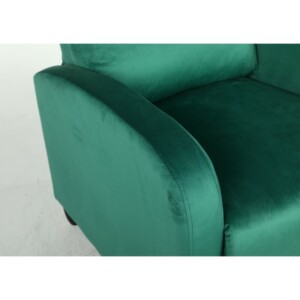 Πολυθρόνα Ανακλινόμενη ArteLibre ATRIA Πράσινο Βελούδο 67.5x90x104cm - Image 7