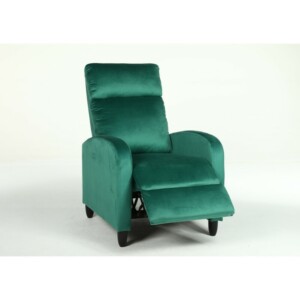 Πολυθρόνα Ανακλινόμενη ArteLibre ATRIA Πράσινο Βελούδο 67.5x90x104cm - Image 10