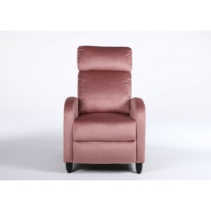 Πολυθρόνα Ανακλινόμενη ArteLibre ATRIA Σάπιο Μήλο Βελούδο 67.5x90x104cm - Image 2