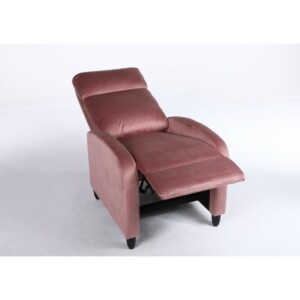 Πολυθρόνα Ανακλινόμενη ArteLibre ATRIA Σάπιο Μήλο Βελούδο 67.5x90x104cm - Image 11