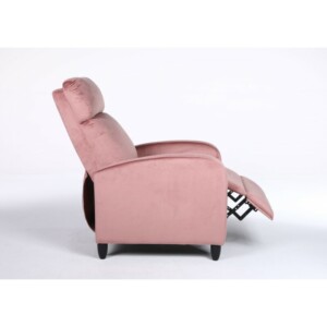 Πολυθρόνα Ανακλινόμενη ArteLibre ATRIA Σάπιο Μήλο Βελούδο 67.5x90x104cm - Image 14
