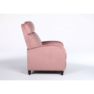 Πολυθρόνα Ανακλινόμενη ArteLibre ATRIA Σάπιο Μήλο Βελούδο 67.5x90x104cm - Image 15