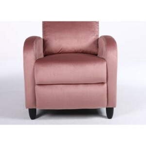 Πολυθρόνα Ανακλινόμενη ArteLibre ATRIA Σάπιο Μήλο Βελούδο 67.5x90x104cm - Image 4