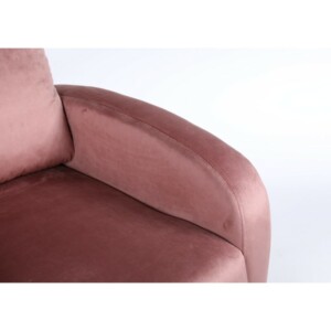 Πολυθρόνα Ανακλινόμενη ArteLibre ATRIA Σάπιο Μήλο Βελούδο 67.5x90x104cm - Image 6