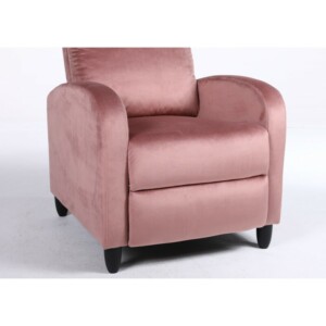 Πολυθρόνα Ανακλινόμενη ArteLibre ATRIA Σάπιο Μήλο Βελούδο 67.5x90x104cm - Image 8