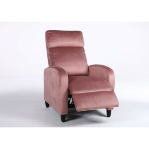 Πολυθρόνα Ανακλινόμενη ArteLibre ATRIA Σάπιο Μήλο Βελούδο 67.5x90x104cm - Image 10