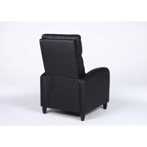 Πολυθρόνα Ανακλινόμενη ArteLibre ATRIA Μαύρο PU 67.5x90x104cm - Image 16