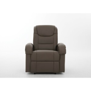 Πολυθρόνα Ανακλινόμενη ArteLibre CELAENO Καφέ PU 80x96x97cm - Image 2