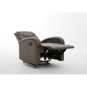 Πολυθρόνα Ανακλινόμενη ArteLibre CELAENO Καφέ PU 80x96x97cm - Image 11