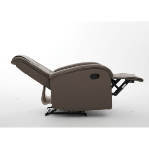 Πολυθρόνα Ανακλινόμενη ArteLibre CELAENO Καφέ PU 80x96x97cm - Image 14