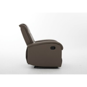 Πολυθρόνα Ανακλινόμενη ArteLibre CELAENO Καφέ PU 80x96x97cm - Image 16