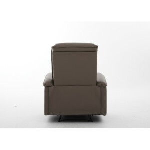 Πολυθρόνα Ανακλινόμενη ArteLibre CELAENO Καφέ PU 80x96x97cm - Image 18
