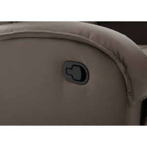 Πολυθρόνα Ανακλινόμενη ArteLibre CELAENO Καφέ PU 80x96x97cm - Image 9