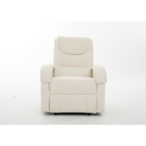 Πολυθρόνα Ανακλινόμενη ArteLibre CELAENO Εκρού PU 80x96x97cm - Image 2