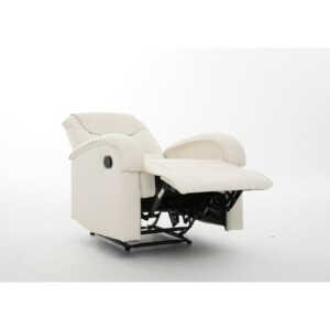 Πολυθρόνα Ανακλινόμενη ArteLibre CELAENO Εκρού PU 80x96x97cm - Image 11