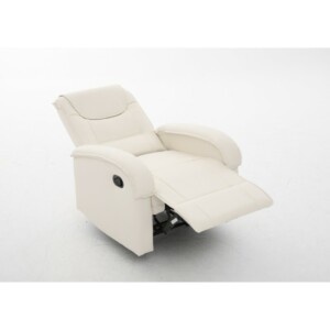 Πολυθρόνα Ανακλινόμενη ArteLibre CELAENO Εκρού PU 80x96x97cm - Image 12