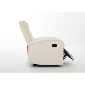 Πολυθρόνα Ανακλινόμενη ArteLibre CELAENO Εκρού PU 80x96x97cm - Image 15