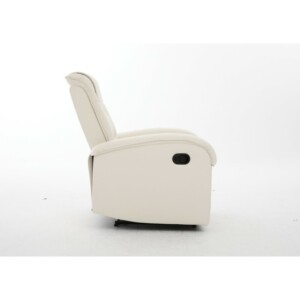 Πολυθρόνα Ανακλινόμενη ArteLibre CELAENO Εκρού PU 80x96x97cm - Image 16