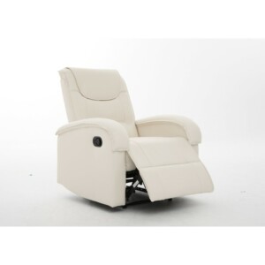 Πολυθρόνα Ανακλινόμενη ArteLibre CELAENO Εκρού PU 80x96x97cm - Image 10