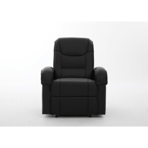 Πολυθρόνα Ανακλινόμενη ArteLibre CELAENO Μαύρο PU 80x96x97cm - Image 2