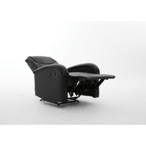 Πολυθρόνα Ανακλινόμενη ArteLibre CELAENO Μαύρο PU 80x96x97cm - Image 11