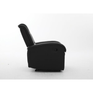 Πολυθρόνα Ανακλινόμενη ArteLibre CELAENO Μαύρο PU 80x96x97cm - Image 16
