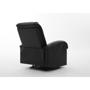 Πολυθρόνα Ανακλινόμενη ArteLibre CELAENO Μαύρο PU 80x96x97cm - Image 17