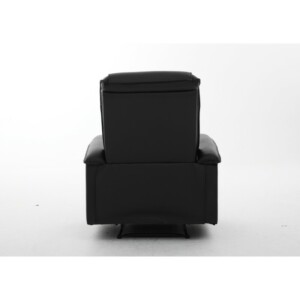 Πολυθρόνα Ανακλινόμενη ArteLibre CELAENO Μαύρο PU 80x96x97cm - Image 18