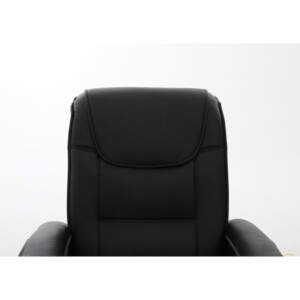 Πολυθρόνα Ανακλινόμενη ArteLibre CELAENO Μαύρο PU 80x96x97cm - Image 3